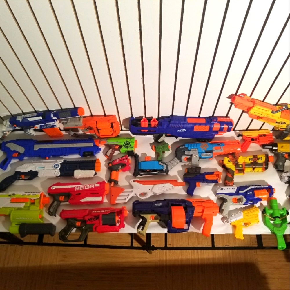 24 nerf gun/blaster lot
